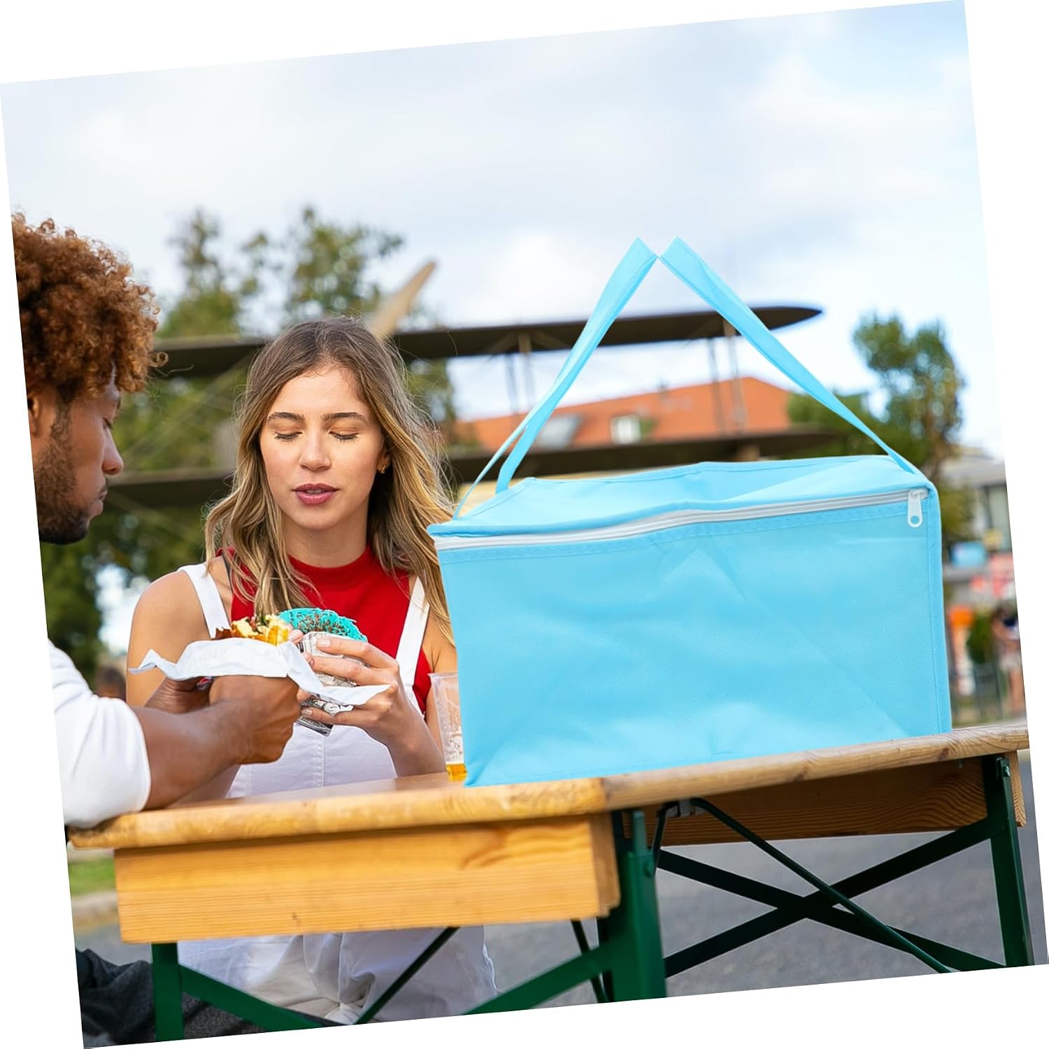 Garneck Cool Bag for Cakes - Insulated Cake Holder Bag - Ideal for Picnics - Grilling and Transporting Food and Drinks Practical Thermal Bag for Any Occasion