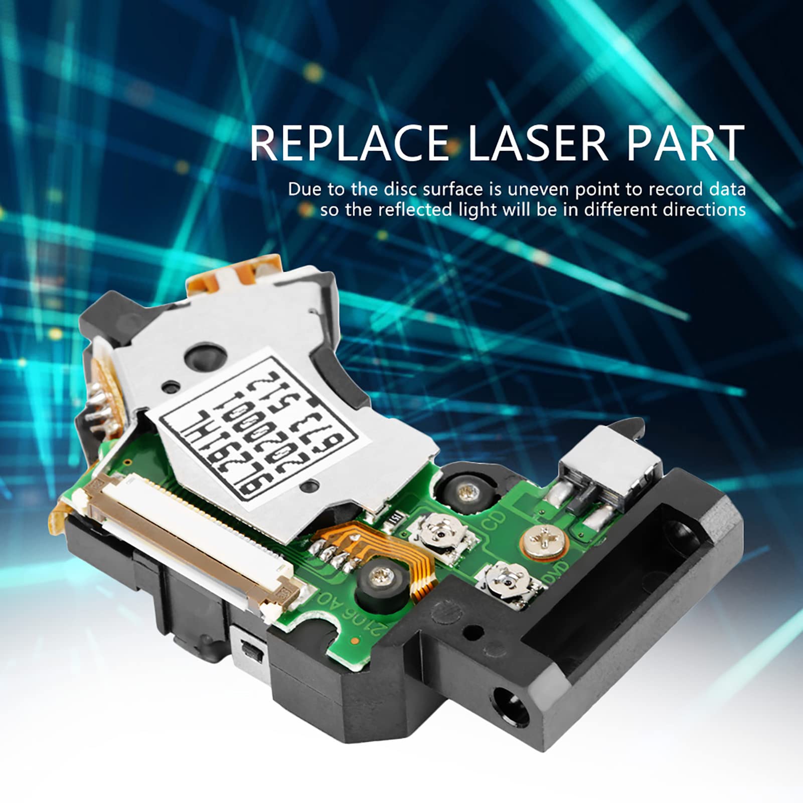 Lasers Head, PVR 802W KHM430G Game Lens Head DVD Replacement, Repair Part for PS2 and PS3 Slim Console