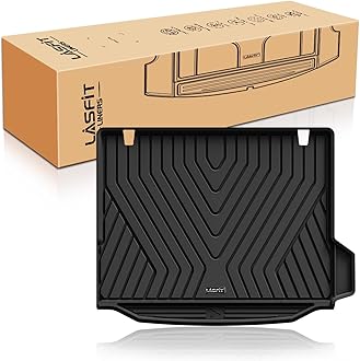 LASFIT Cargo Mat Fits for BMW X3 2024 2023 2022 2021 2020 2019 2018, Custom Fit TPE All Weather for BMW X3 M /M40i/30i/M Competition Trunk Mats Liner, Black (Don't Fit X3 30e)