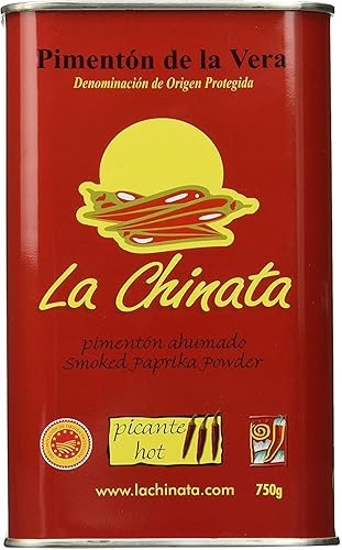La Chinata. Polvo de pimentón ahumado caliente. Lata de 26.46 oz (1.65 libras).