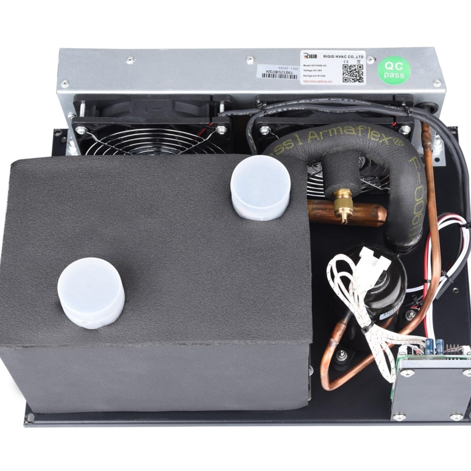 CVFRDD Micro DC Air Conditioner, 24V 550W Micro DC Conditioning Systems with R134A Refrigerant Car Cooling and Refrigeration Solution