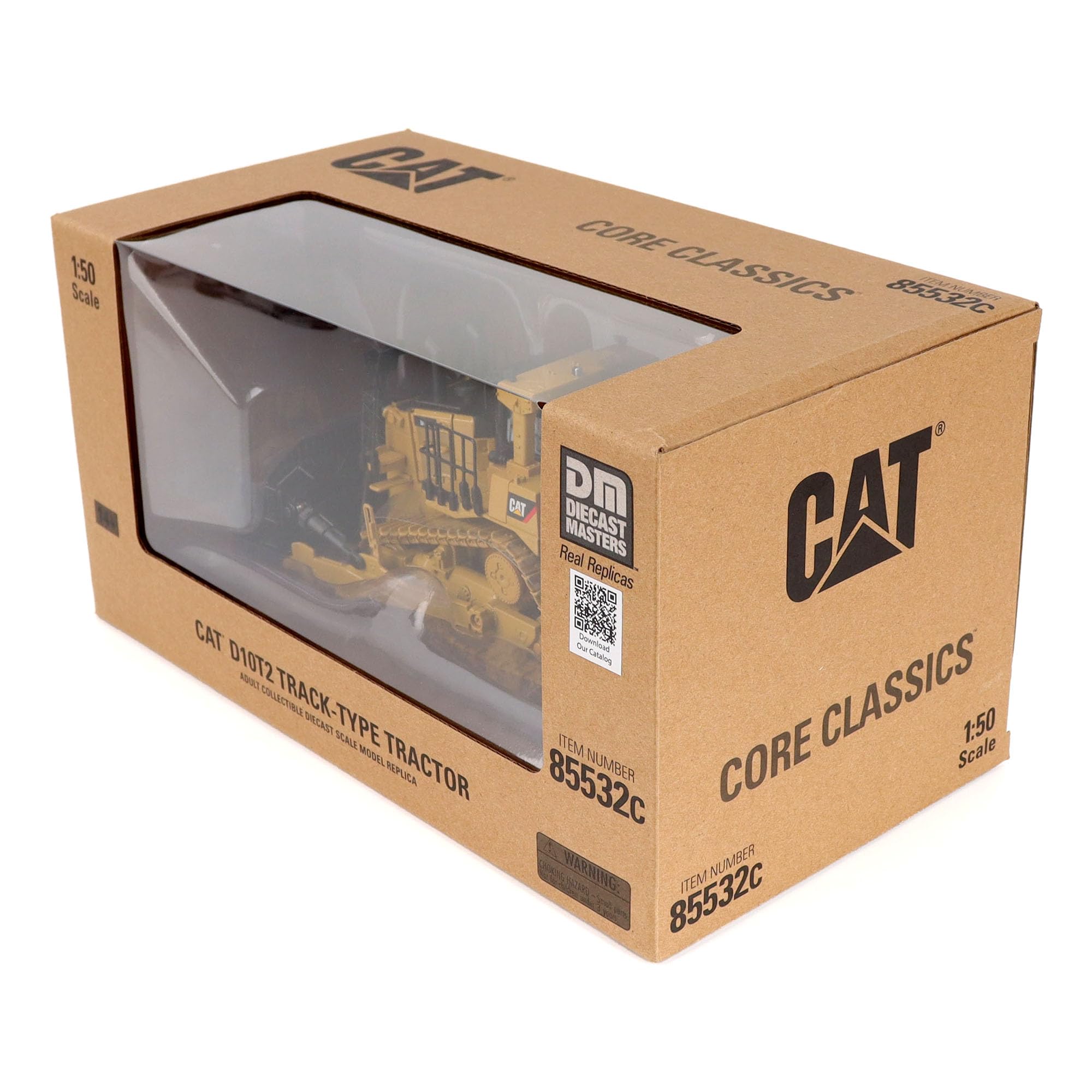 Caterpillar Diecast Masters 85532c - Trattore cingolato Cat D10T2, Scala 1:50, Circa 9,8 x 9,0 x 18,8 cm, a Partire da 14 Anni