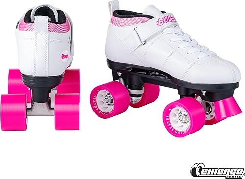 Miniatura 2 de Chicago Skates Bullet Speed Quad Roller Skates – Durable, Top Performance Indoor/Outdoor Youth Skate Shoes for Women & Men Beginner 62mm Urethane