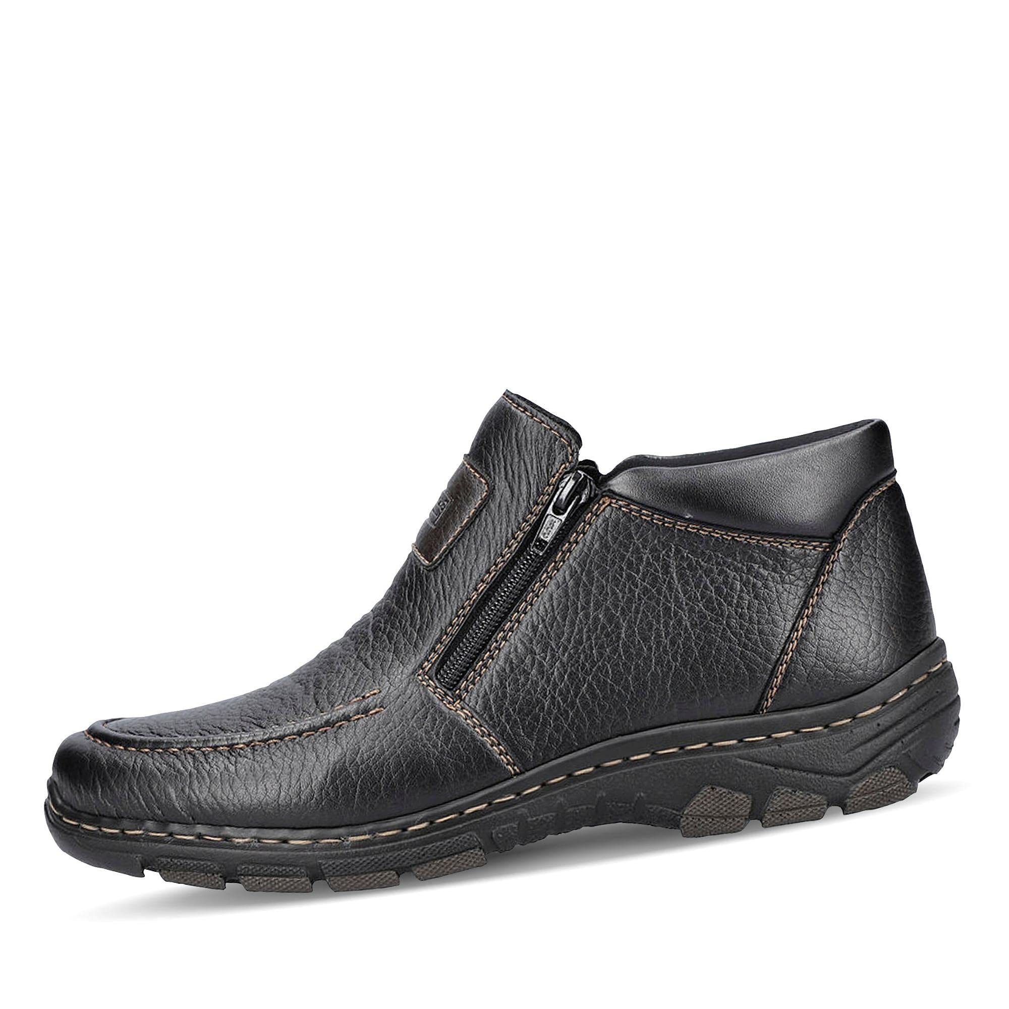 Rieker 19994, Men’s Classic Boots, Black (Schwarz/Kakao/Schwarz 00), 9.5 UK (44 EU)