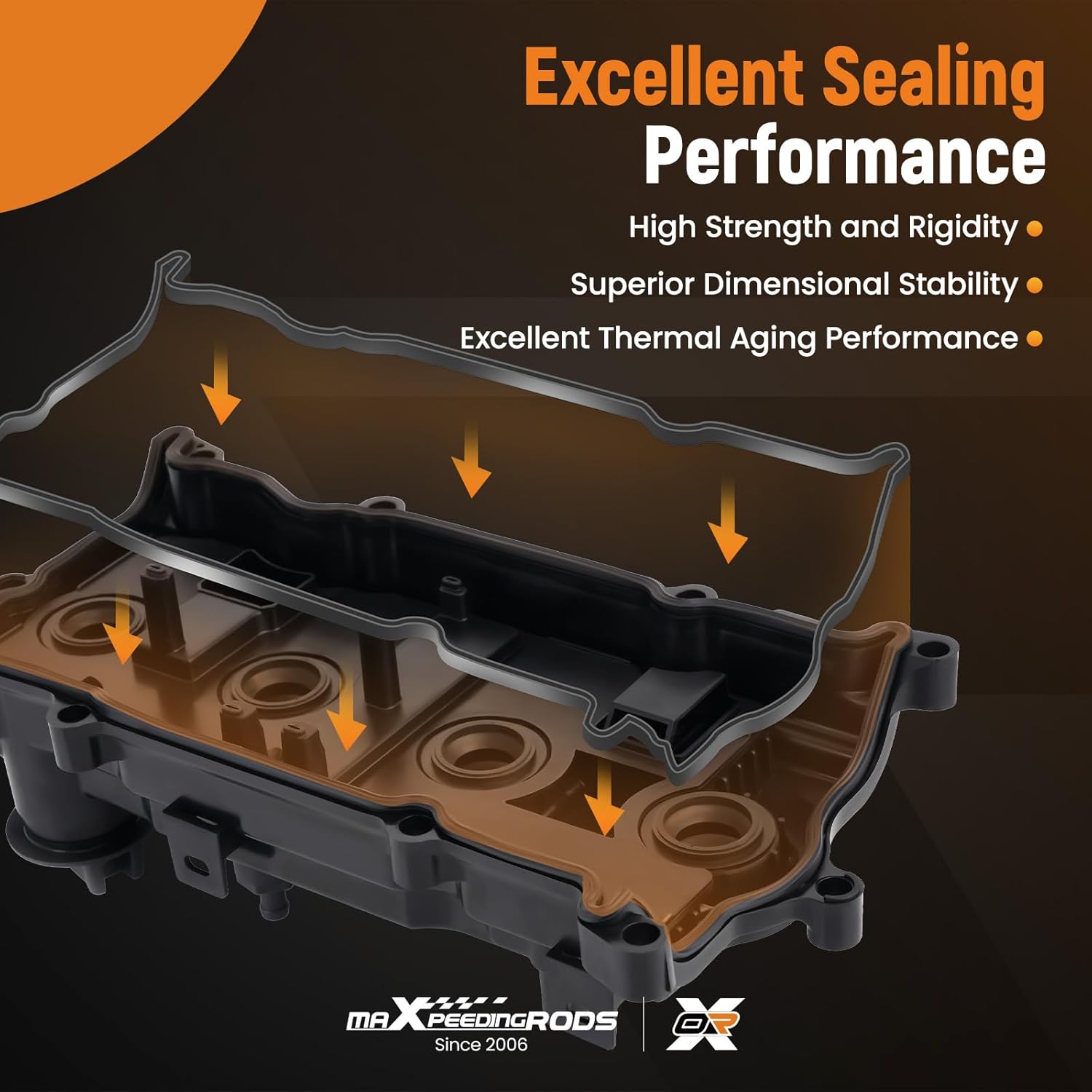 maXpeedingrods 132644JM0A Engine Valve Cover for Nissan Altima 2018 for Nissan Rogue 2017-2020 2.5L