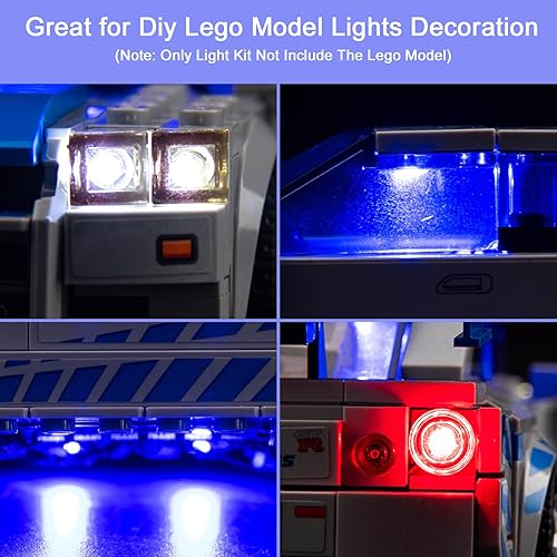 Vista 20 de Kit de luces LED mejoradas para Lego Technic Audi RS Q e-tron, compatible con Lego 42160, idea de regalo para Navidad (modelo no incluido)