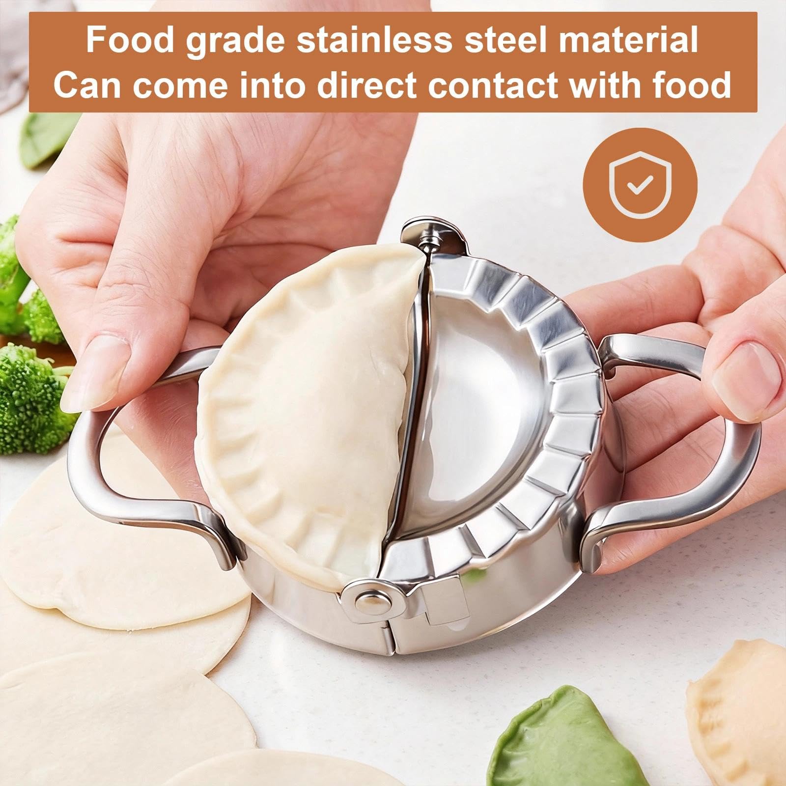Acquista 3 Pezzi Stampini per Pasta per Ravioli Riutilizzabili per Alimenti Acciaio Inossidabile Antiruggine Pressa per Pasta per Ravioli Forniture da Cucina in Italia a partire da 3.24