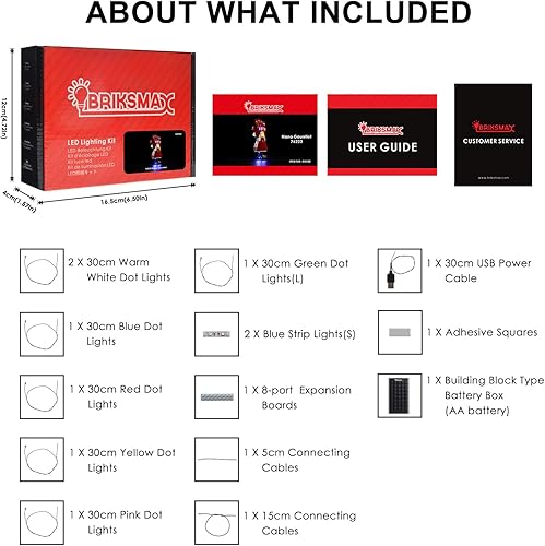 Vista 4 de BRIKSMAX Kit de iluminación LED para LEGO-76223 Nano Gauntlet – Compatible con el modelo de bloques de construcción Lego Marvel, no incluye el juego