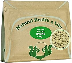 Natural Health 4 Life Carol Anne Confectionery Yogurt Raisins 1 kg in Resealable Pouch (1 Pouch)