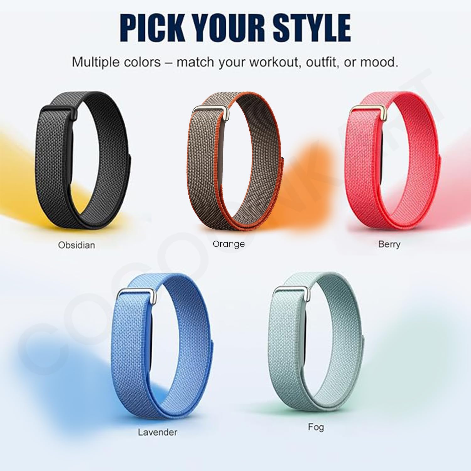Stretch Nylon Sport Strap Compatible For Fitbit Air (Only Strap) — Amazon image 8