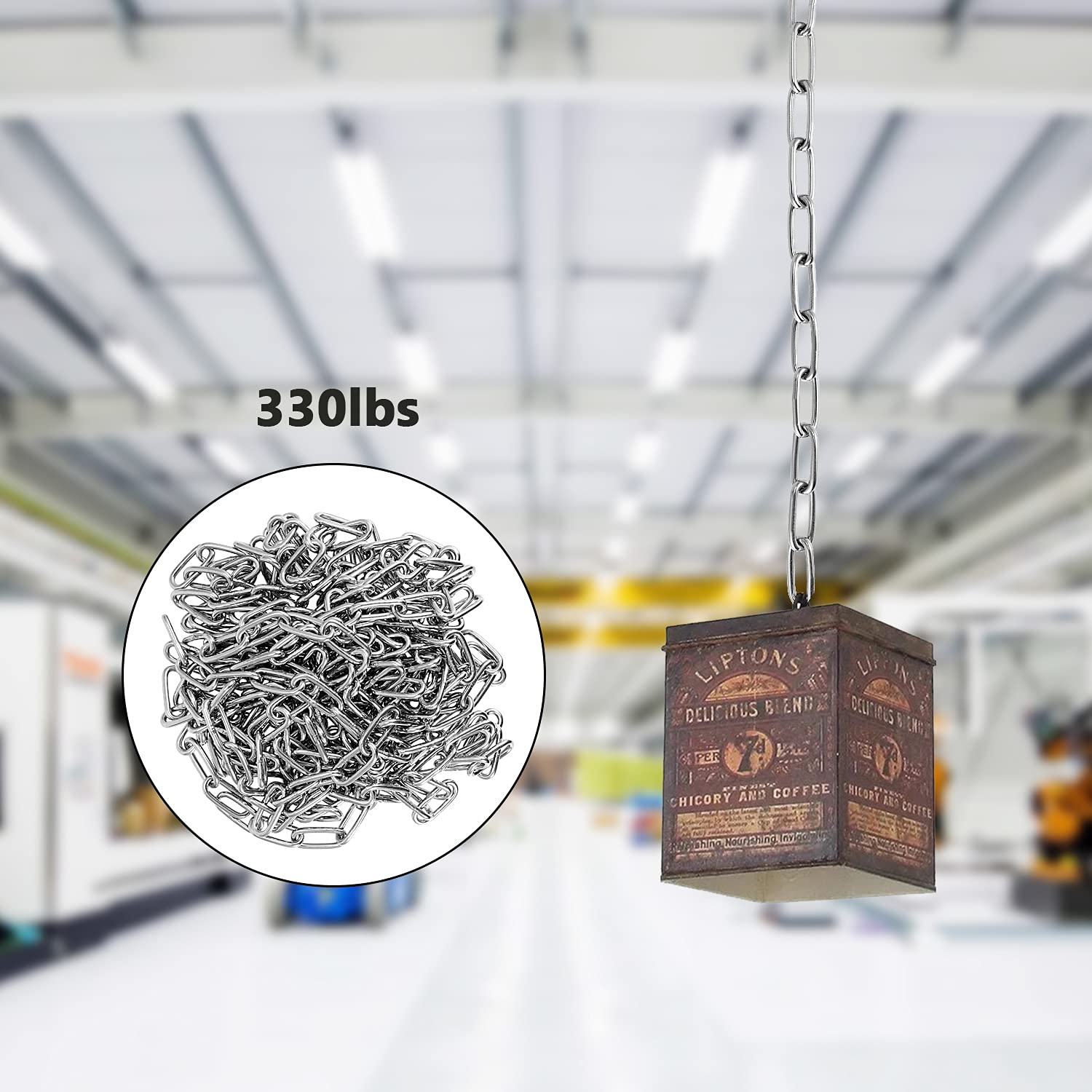 Heavy Duty Stainless Steel Chain - 26ft Swing Chain -4