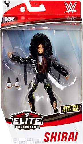 Miniatura 5 de WWE Lo Shira Elite Series #79 - Figura de acción de lujo con detalles faciales realistas, equipo de anillo icónico y accesorios