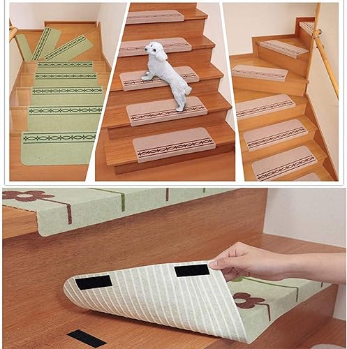 Miniatura 3 de BRAVESHINE Cinta antideslizante para alfombras de 1.2 x 6 pulgadas para suelos de madera dura y azulejos, juego de 12 almohadillas adhesivas negras