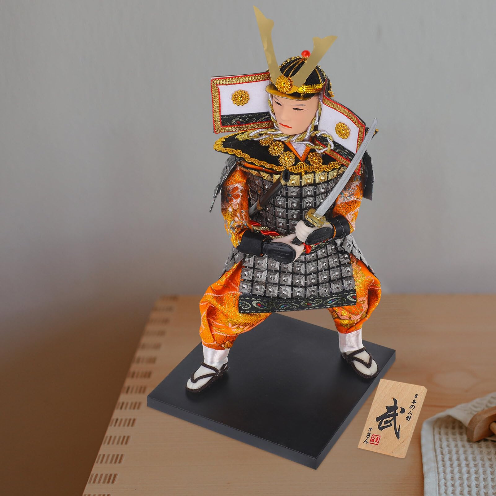 日本のサムライ人形 Amazon.co.jp: OEIPSMK サムライフィギュア 日本 侍像 忍者 置物 伝統