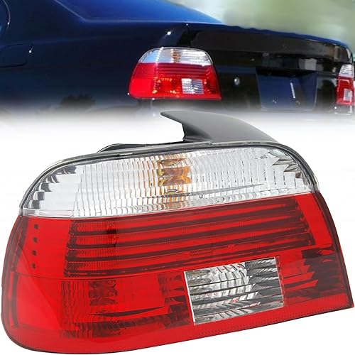 Miniatura 2 de Repuesto para BMW 540i, 530i, 525i 2001-2003 compatible con DOTSAE, montaje de luz trasera halógena con bombillas, lado izquierdoconductor, 63 21 6