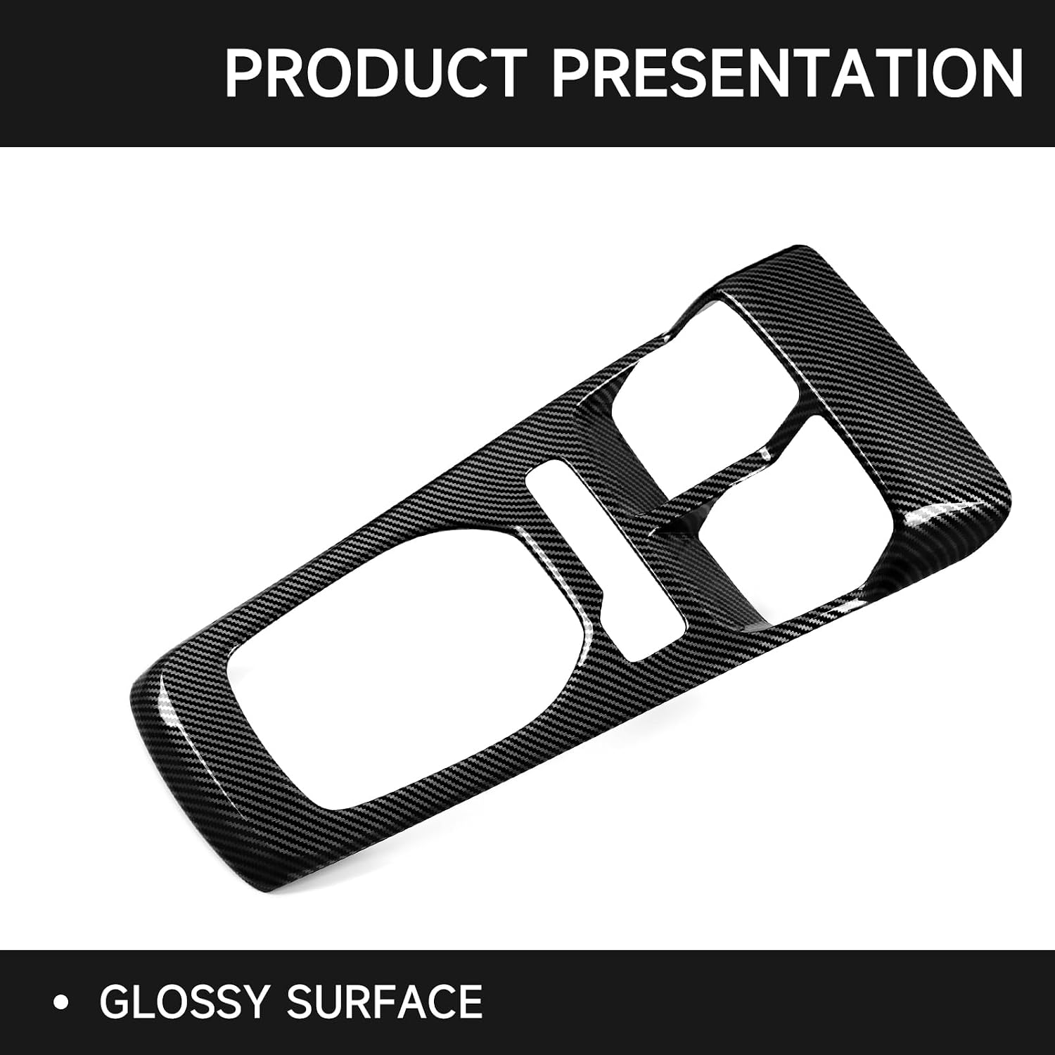 Car ABS Carbon Fiber Gear Shift Panel Sticker Decal Interior Trim Cover Accessories for Chevrolet Camaro ZL1 2010 2011 2012 2013 2014 2015