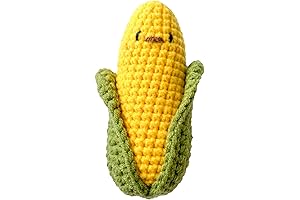 Adorable Corn-Shaped Crochet Rattle: A Delightful Sensory Toy for Your Little One