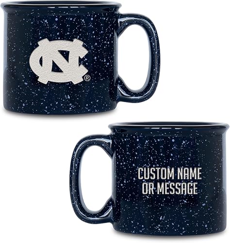 Miniatura 270 de Rico Industries NCAA Utah Utes - Taza de café personalizada de 12 onzas con logotipo grabado con láser profundo, taza de cerámica para acampar con