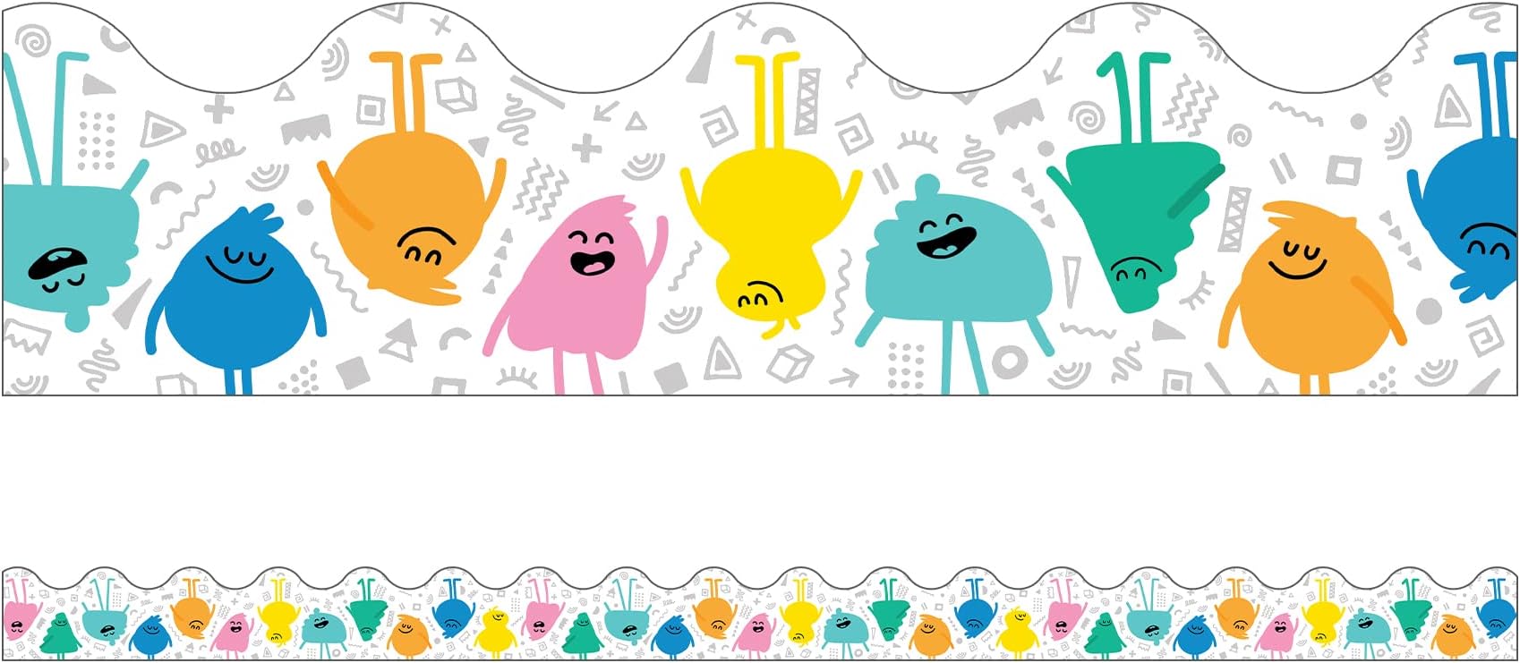 Amazon.com: Yexiya 4 Rolls 131 ft Spring Bulletin Board Borders Boho ...