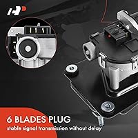 Vista 5 de A-Premium Motor del limpiaparabrisas delantero compatible con Ford Bronco/F-150/F-250/F-350 1987-1996, F Super Duty 1988-1994, F53/F59 1988-1996