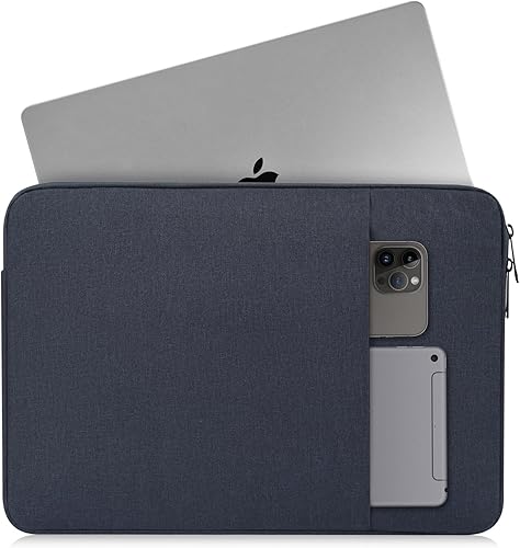 Vista 115 de Funda impermeable para laptop HP Envy 17/HP Pavilion 17/Omen 17, Acer Predator 17/Aspire 17.3, Dell Inspiron 17, Lenovo, HP, MSI GS75, bolsa Gris