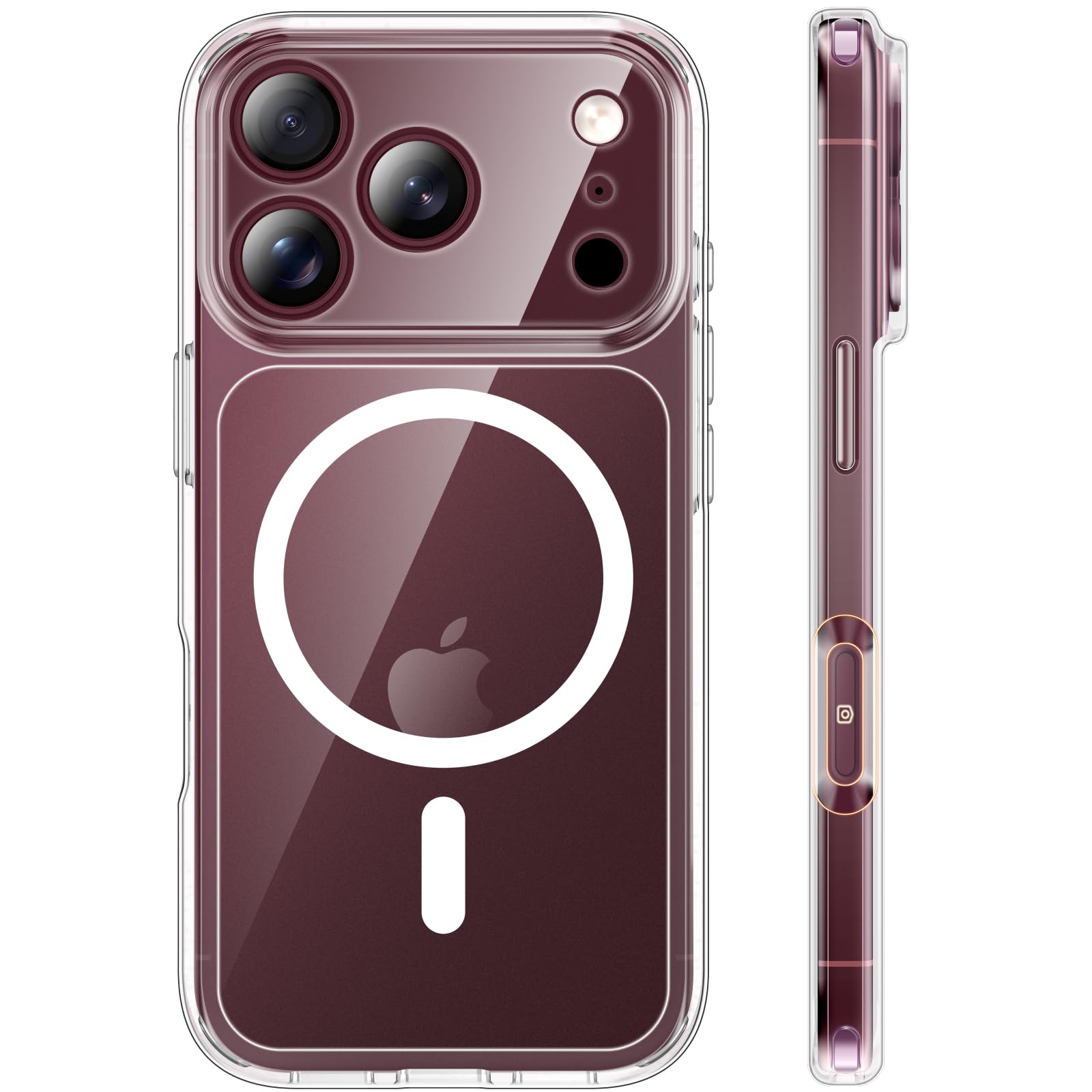 TAURI for iPhone 18 Pro Max Case, Compatible with MagSafe, Clear