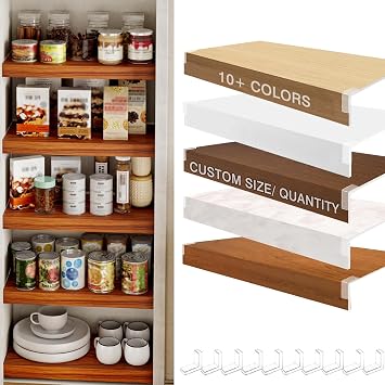 1 Pcs Custom Size Wire Shelf Covers for Pantry & Closet, High Load-Bearing Capacity Thickened Shelf Covers for Wire Shelving, Preventing Leakage of Items Waterproof Rack Shelf for Kitench