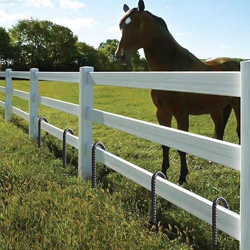 Miniatura 6 de AAGUT Estacas de barra de refuerzo de 24 pulgadas (20 piezas) resistentes con gancho en J, anclajes de valla de acero curvados para jardín, estacas