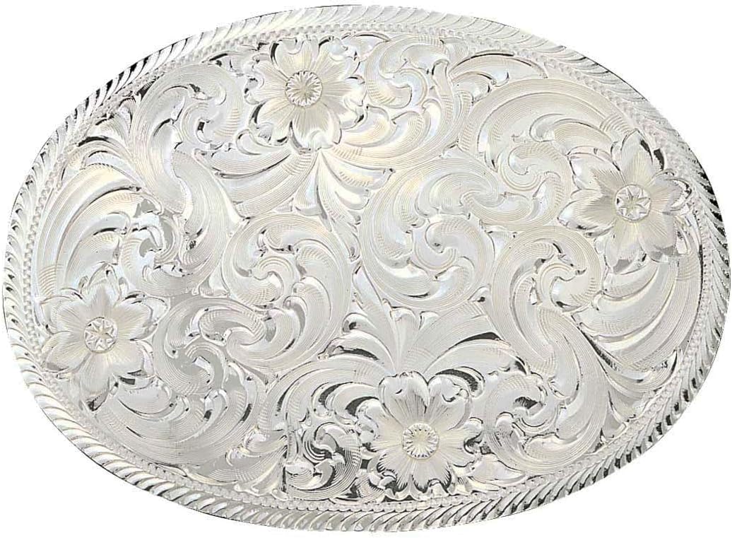 Western Lifestyle Silver Made in the USA Belt Buckle