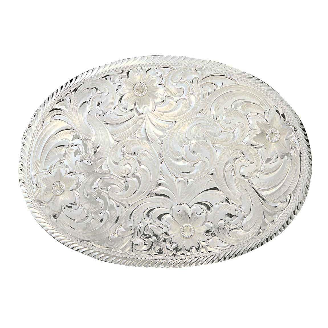 Western Lifestyle Silver Made in the USA Belt Buckle