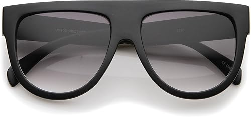 zeroUV Grande Oversize Wide Templo Flat parte superior Aviator anteojos de sol 57 mm