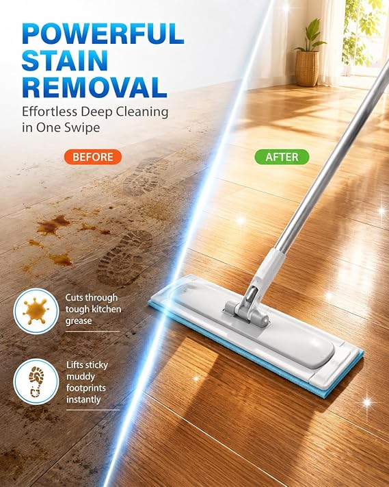 Multiple Effect the Floor Cleaner Sheets Concentrated Deep Cleaning Tablets for Mopping Dissolvable Pre-Measured Slices Tile Hardwood Multi-surface Polish Stain Removal Brightening Fragrance