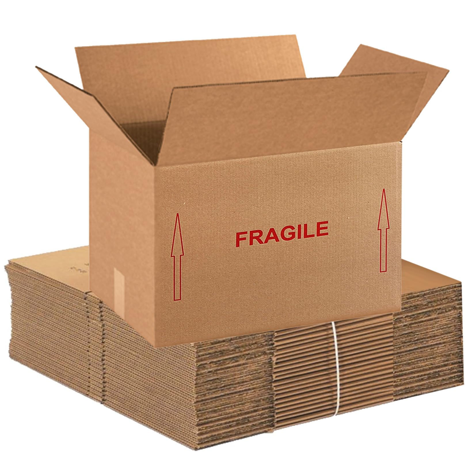 Royal House Moving Boxes, Corrugated Cardboard Box for Shipping, Mailing, Packing, Packaging and Storage (Medium 14x12x8 (Pack 25))