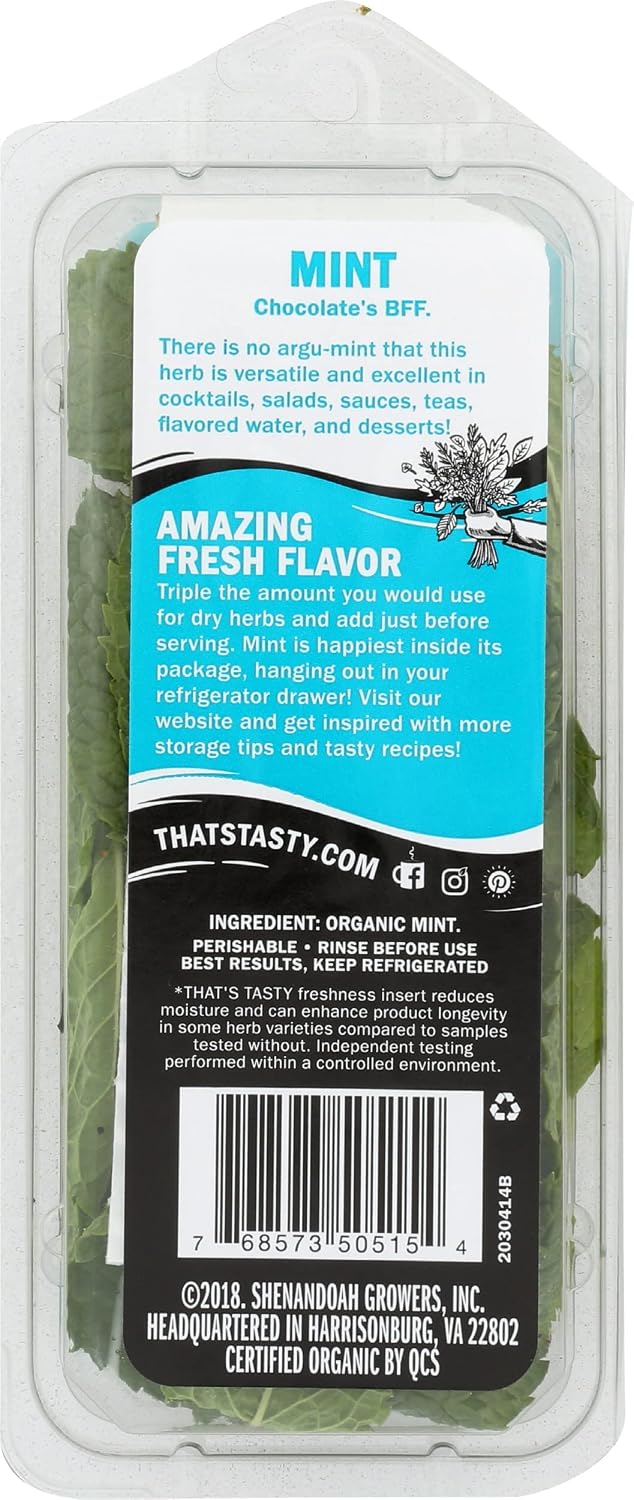 That's Tasty, Herb Mint Organic, 0.5 Ounce