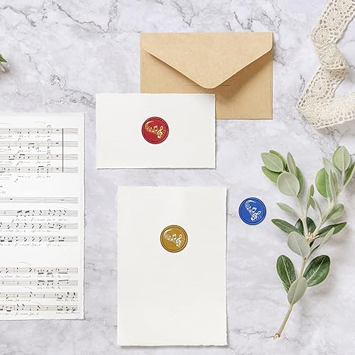 Miniatura 4 de SUPERDANT Letras de música sello de cera de 118 pulgadas personal de música con notas sello de sellado para entusiastas de la música regalos de