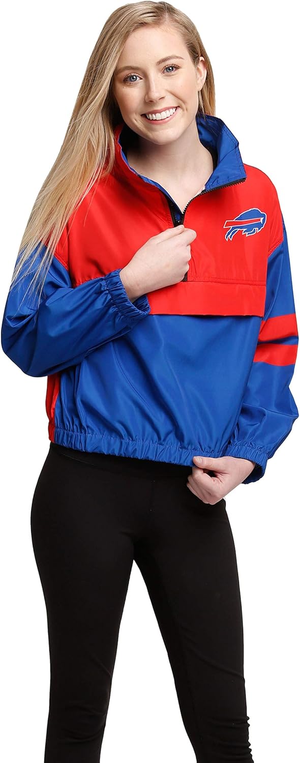 FOCO NFL womens Nfl Team Logo Ladies Winning Play Windbreaker