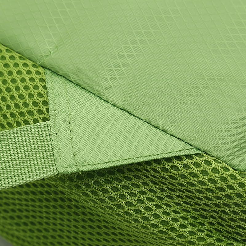 Mochila plegable ultraligera resistente al agua verde miniatura 6