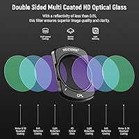 Vista 6 de NEEWER HD CPL ND16 ND64 ND256 Kit de Filtros Compatible con DJI OSMO Pocket 3 Creator Combo Accesorios Cámara de Acción Magnética Filtro de Densidad