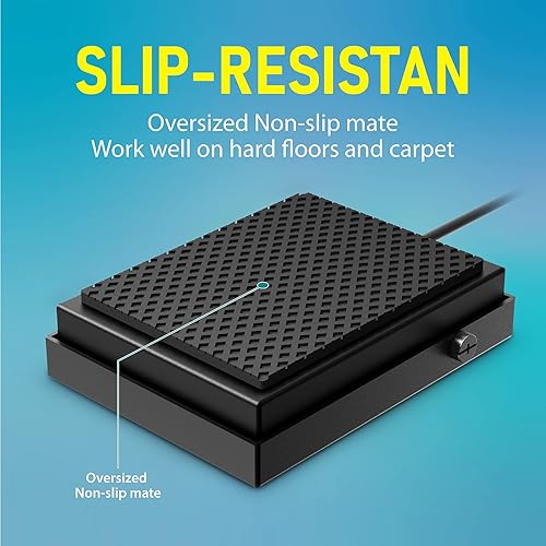 Miniatura 6 de FZONE Pedal de sostenimiento compacto para teclados, pianos digitales, sintetizadores, módulos de tono, máquinas de batería, diseño pesado,
