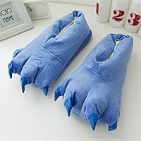 Vista 2 de MizHome Pantuflas unisex suaves para el hogar, zapatos de disfraz de animales