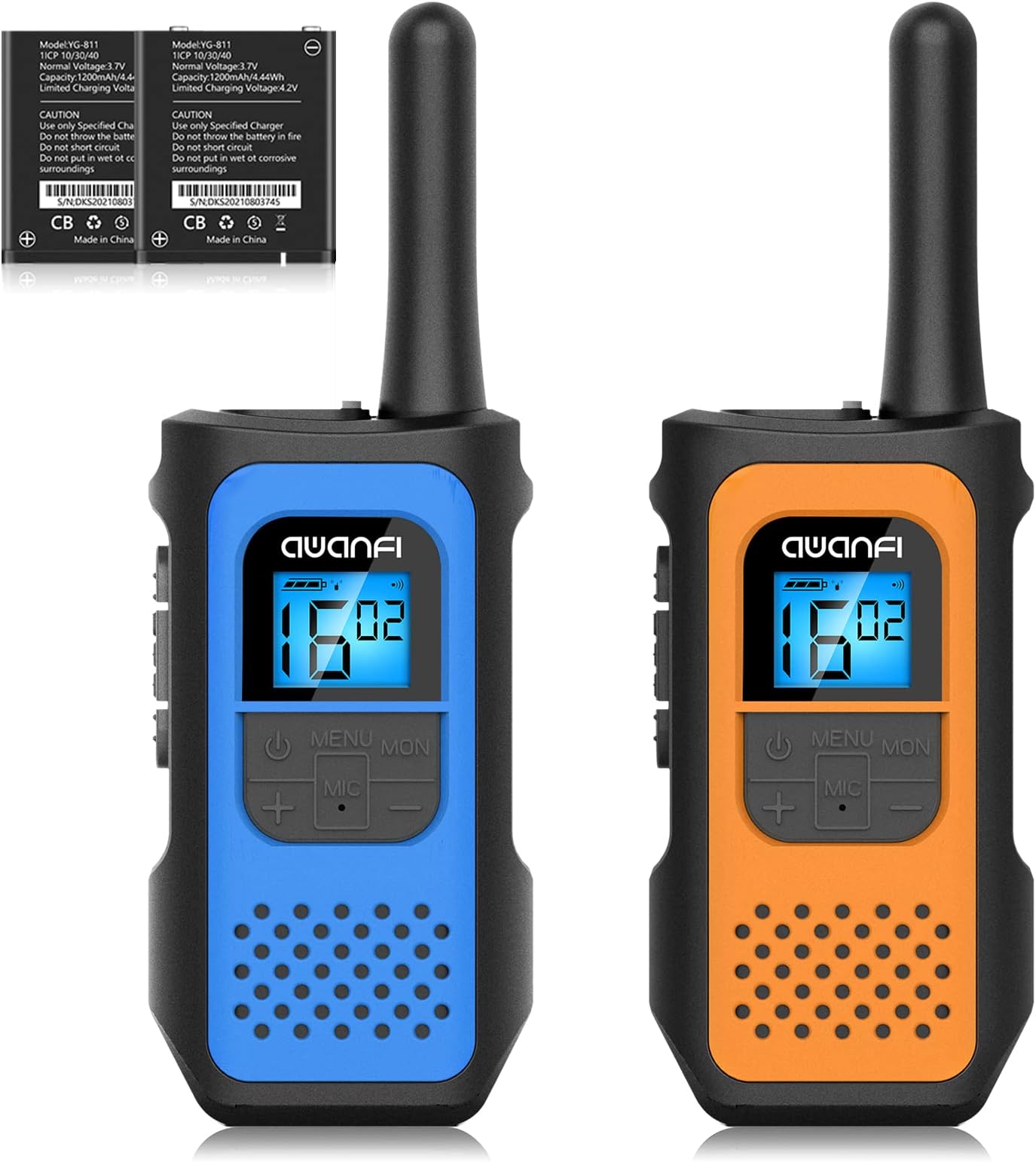 Gaswei G1pro+ Walkie Talkies - Wiederaufladbar Mit SOS-Alarm IP67