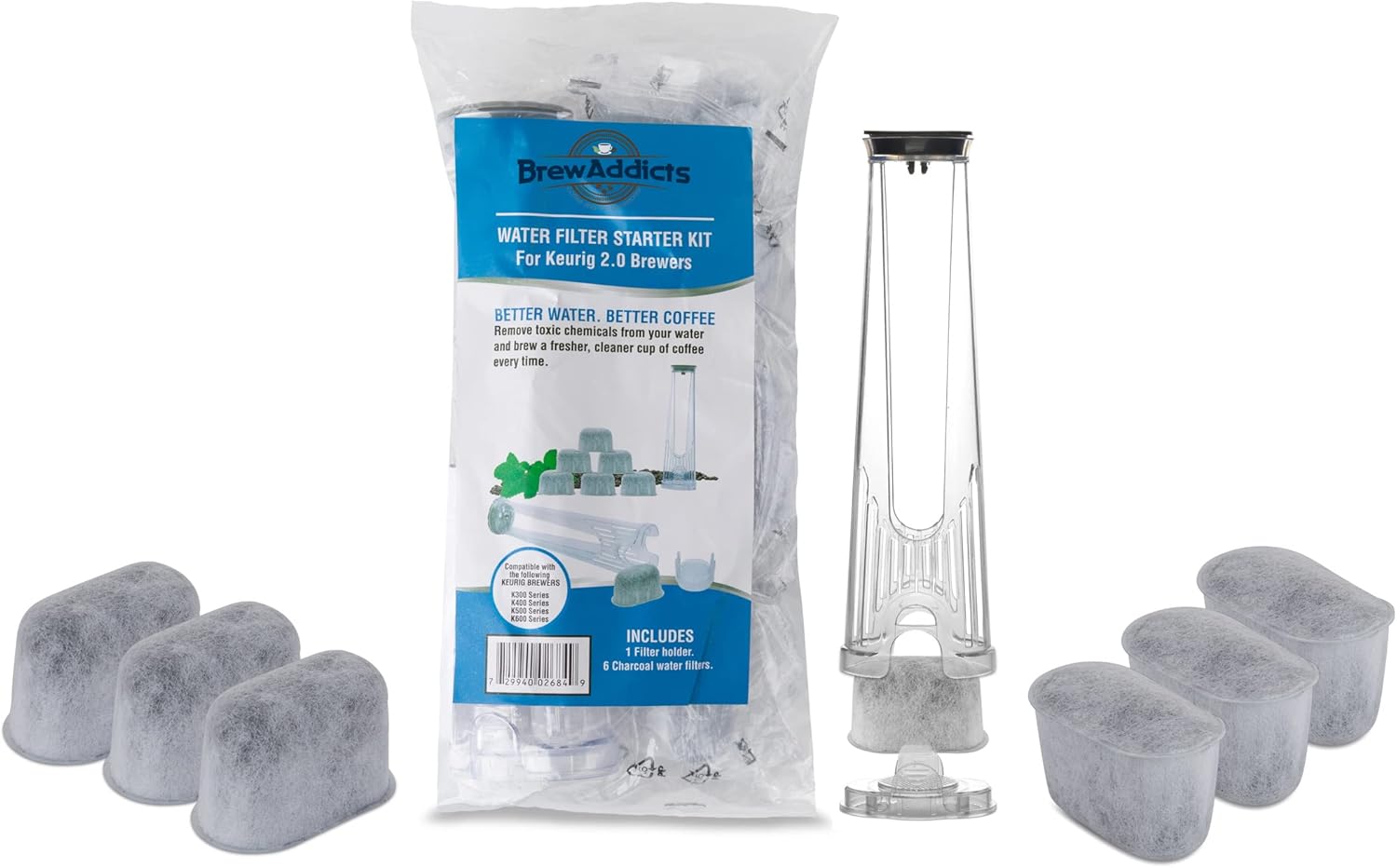 Brew Addicts Water Filter Starter Kit Replacement for