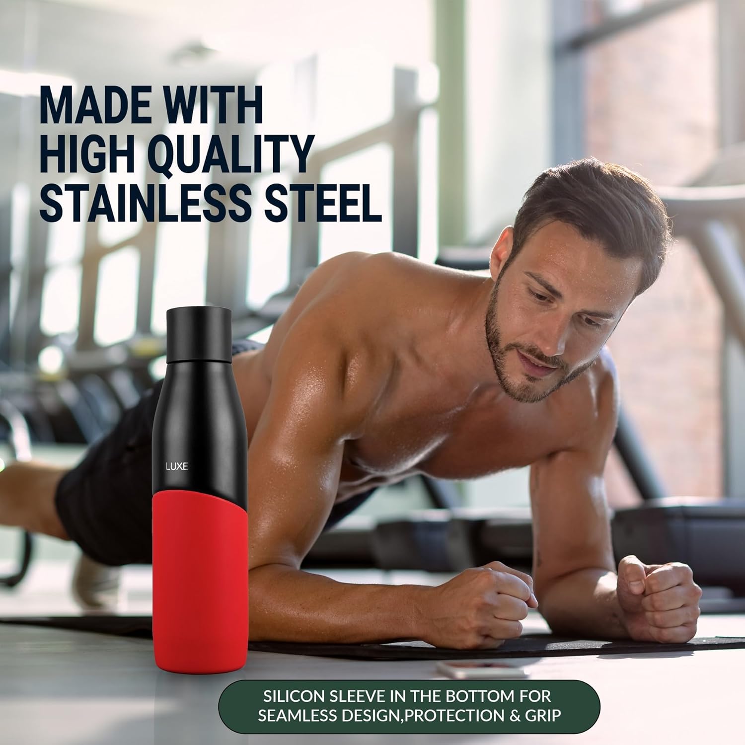 igeon Luxe Stainless Steel Sipper Flask 500ml