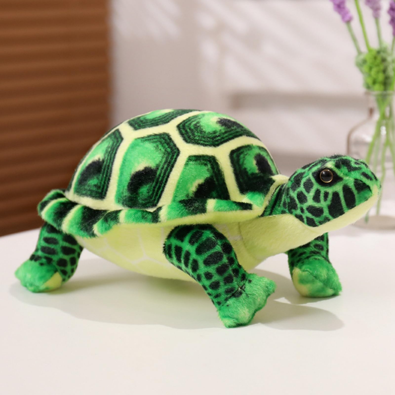 OUKEYI Turtle Plush Stuffed Animal Toy,ortoise Plush Pillow, Cute Plush Toys Gifts for Kids & Adults 30cm (green)