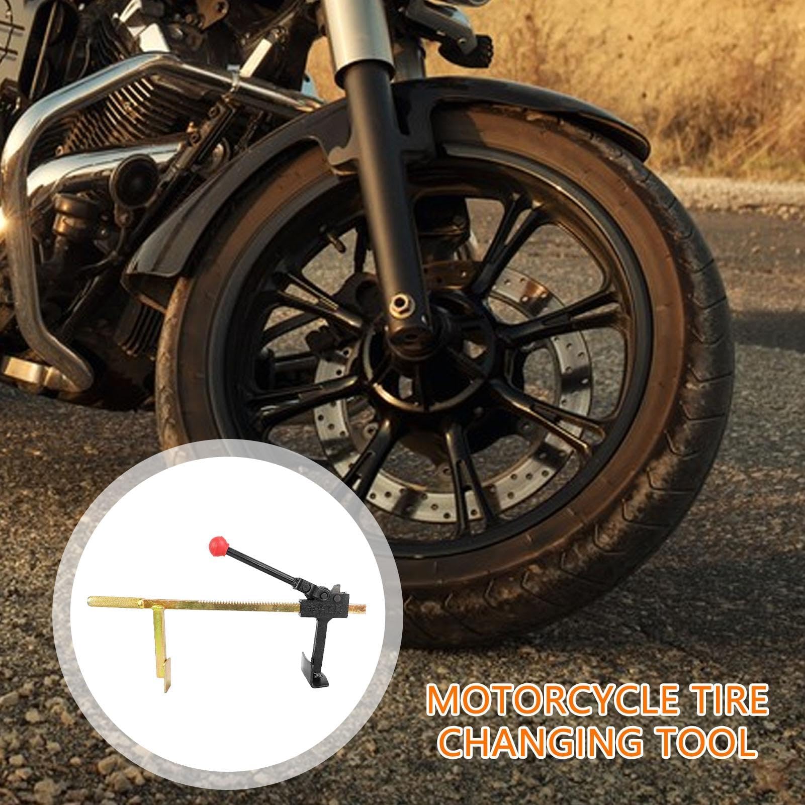 Narzędzie do wymiany opon, przenośny metalowy samochód, motocykl, montażownica do opon, ręczne, łatwe w użyciu narzędzie do rozpierania opon samochodowych, wielofunkcyjne metalowe narzędzie do łaman