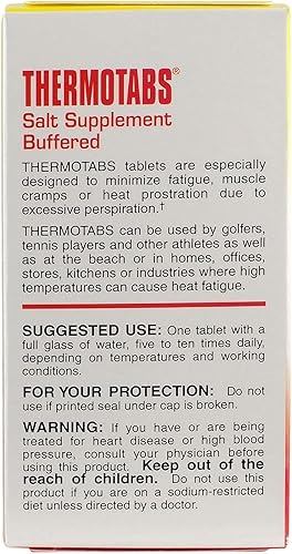 Miniatura 4 de thermotabs sal Suplemento búfer comprimidos 100tabletas paquete de 3 por thermotabs