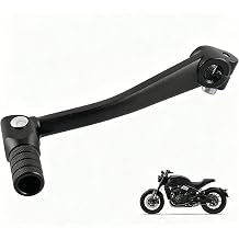 Motorcycle Gear Shift Lever for Yamaha V Star 650 Custom 19982017, Foldable Aluminum Alloy Shift Lever Durable Peg Shifter Lever Accessories