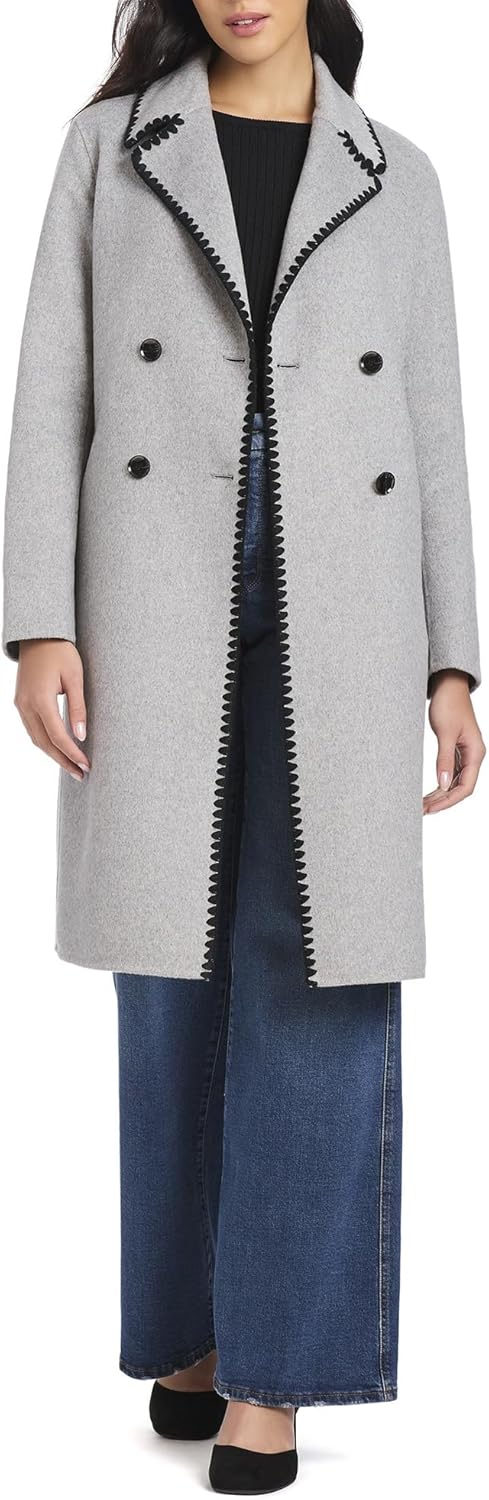 kate spade new york womens Double-breasted Wool Top Coat - Image 6