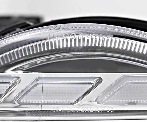 Miniatura 9 de SPEC-D TUNING Faros delanteros cromados con intermitentes secuenciales LED y animación de arranque compatibles con Toyota FJ Cruiser 2007-2014,