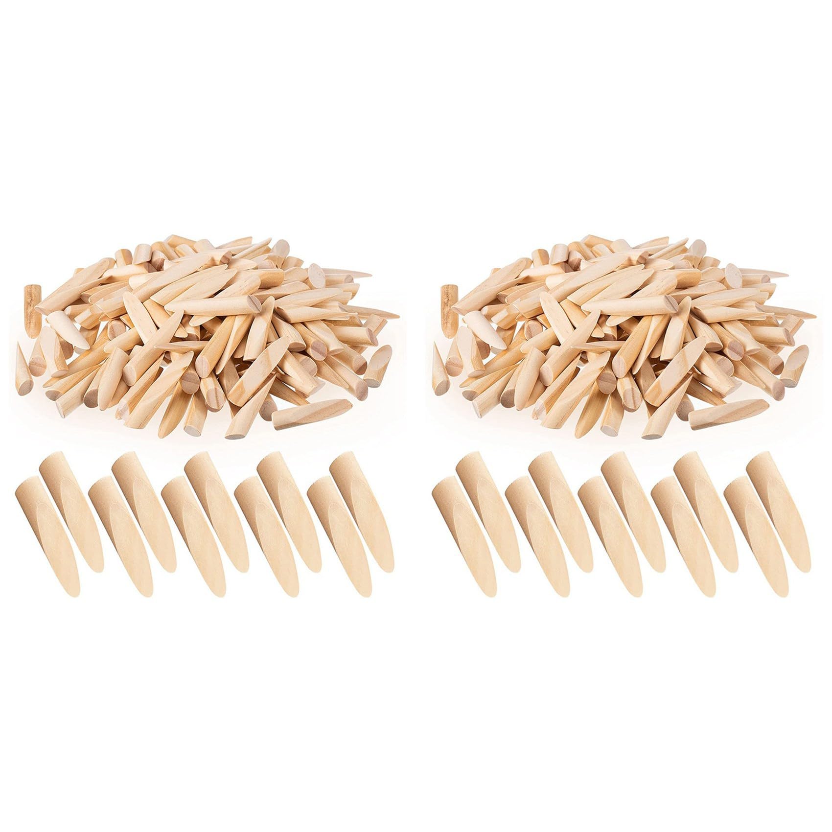 Jnchdghwa Solid Wood Pocket Hole Plugs Wood Pine for Pocket Hole Jig Woodworking Tool (200 Pieces)